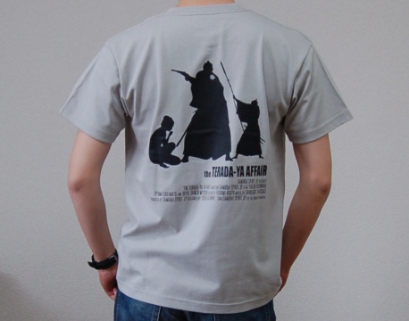 坂本龍馬「寺田屋事件」Tシャツ背面デザイン